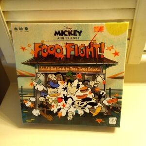 Disney Food Fight Board Game NWT